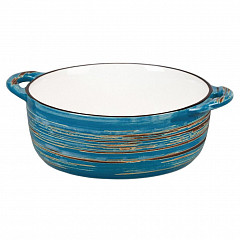 Чашка для супа P.L. Proff Cuisine Texture Dark Blue Lines 14,5 см, h 5,5 см, 580 мл в Москве , фото