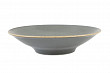 Чаша для салата Porland 26 см фарфор цвет темно-серый Seasons (368126)