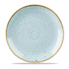 Тарелка мелкая круглая Churchill Stonecast Duck Egg Blue SDESEV111 28,8см, без борта фото