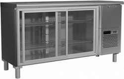 Холодильный стол Россо T57 M2-1-C 9006-1 корпус серый, без борта  (BAR-360K) в Москве , фото