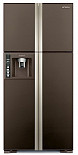 Холодильник  R-W722FPU1X GBW  коричневое стекло