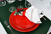 Блюдо прямоугольное Porland 16х10 см h 4 см фарфор цвет красный Seasons (358916) фото