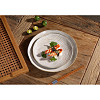 Тарелка мелкая P.L. Proff Cuisine 20,5 см h2,5 см Gray Whirlpool Frutti di Mare фото
