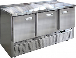 Стол холодильный Финист СХСн-700-3 (1485х700х850) борт 45мм фото