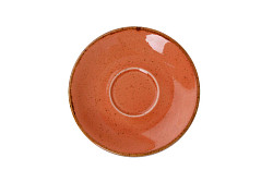 Блюдце для кофейной чашки Porland 12 см фарфор цвет оранжевый Seasons (122112) в Москве , фото