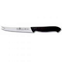 Нож для томатов Icel 12см, черный HORECA PRIME 28100.HR05000.120 фото