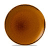 Тарелка мелкая Dudson 26 см, коричневая HVBREV101 фото