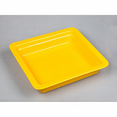 Гастроемкость P.L. Proff Cuisine 2/3*65 (35,5**32,5*6,5 см), желтая, фарфор фото
