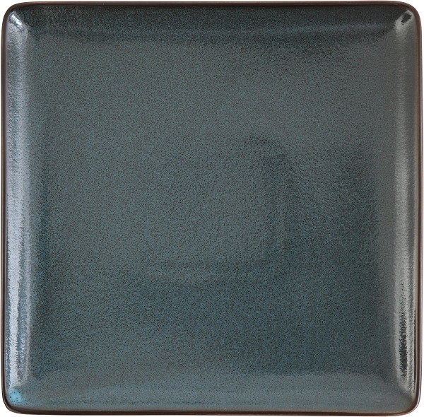 Тарелка без рима квадратная Fortessa 23x23 см , Ston blue, World of Colours (D741.073.0000) фото