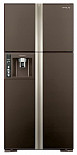 Холодильник Hitachi R-W722 PU1 GBW  коричневое стекло