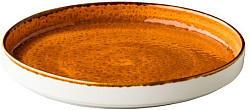 Тарелка с вертикальным бортом, стопируемая Style Point Jersey Orange 20,5 см, цвет оранжевый (QU94055) в Москве , фото