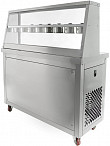 Фризер для жареного мороженого Foodatlas KCB-2Y (контейнеры, стол для топпингов, контроль температуры)